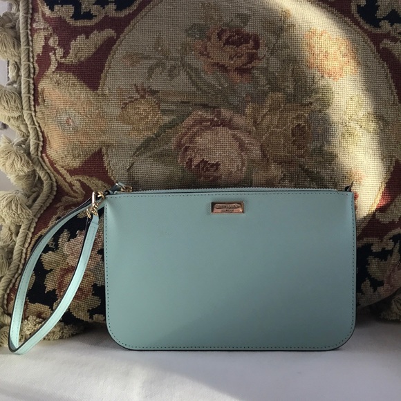 kate spade Handbags - Kate Spade Blue Wristlet